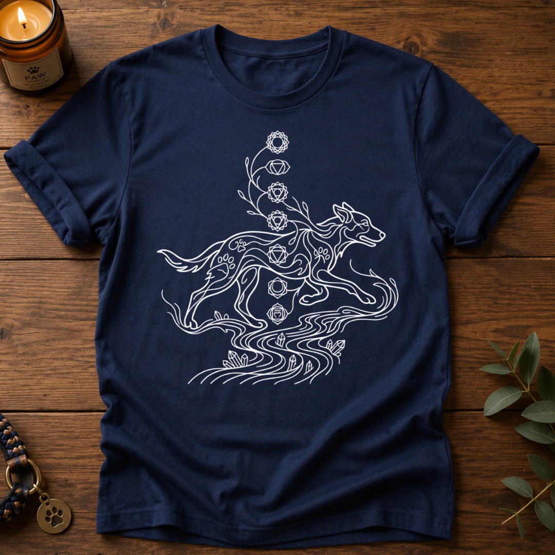 Chakra Wolf Japanese T-Shirt