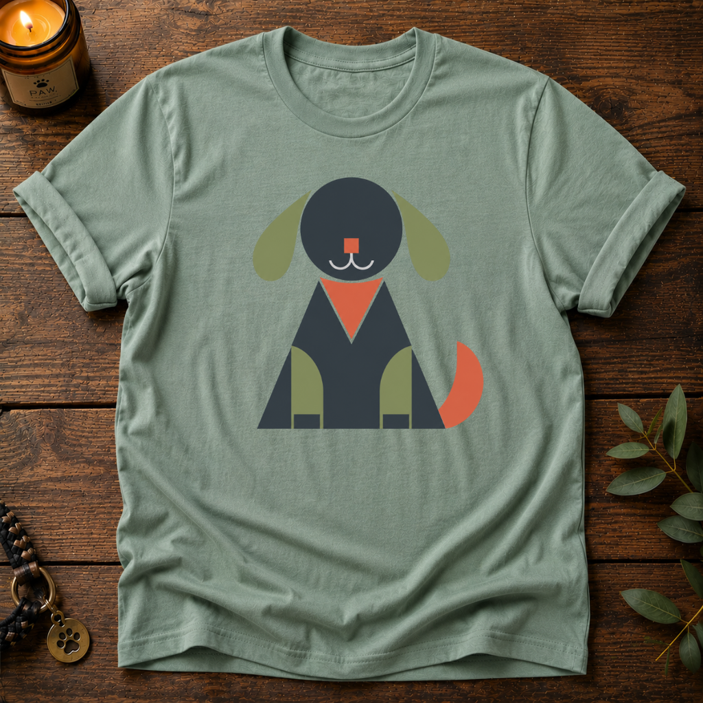 Geometric Dog T-Shirt