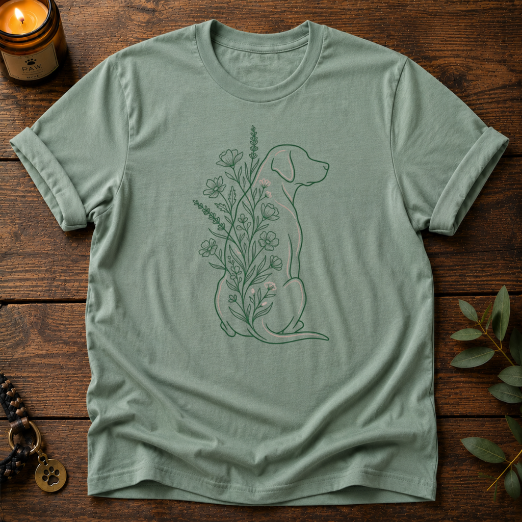 Dog Flowers T-Shirt