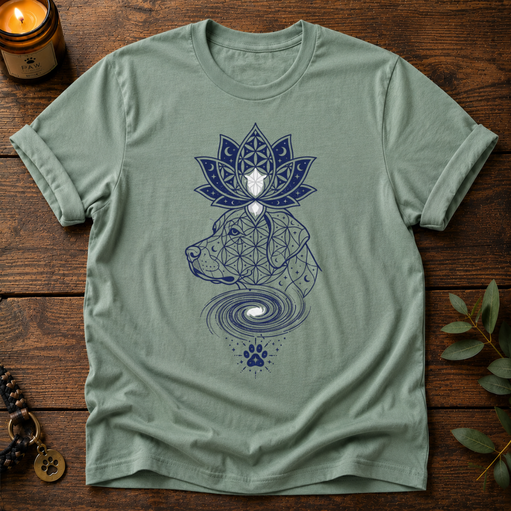 Lotus Dog Galaxy T-Shirt