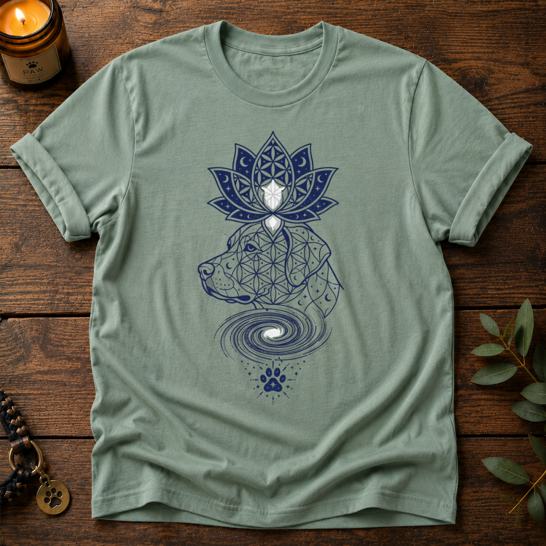 Lotus Dog Galaxy T-Shirt