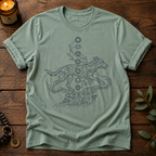 Chakra Wolf Japanese T-Shirt