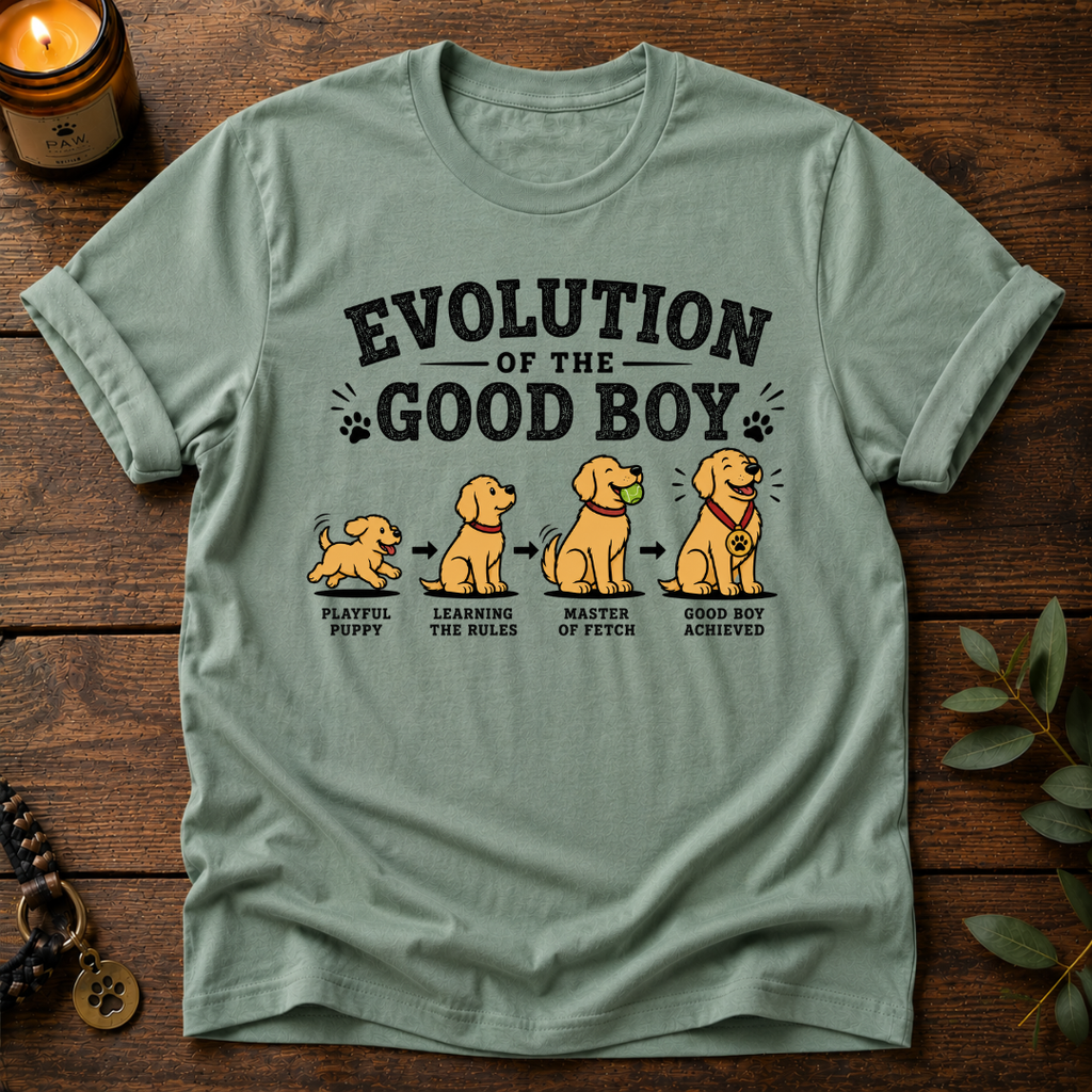 Evolution Of The Good Boy T-Shirt