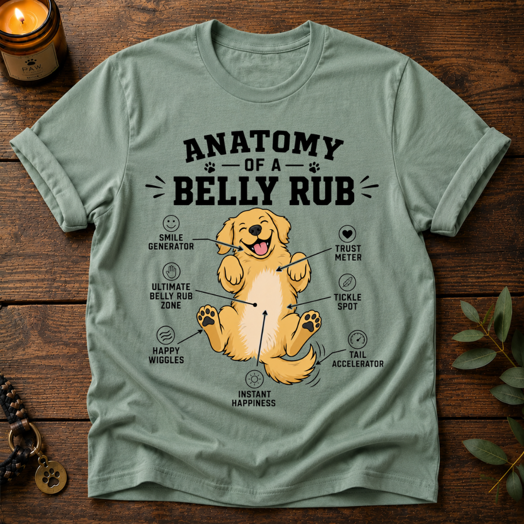 Anatomy Of A Belly Rub T-Shirt