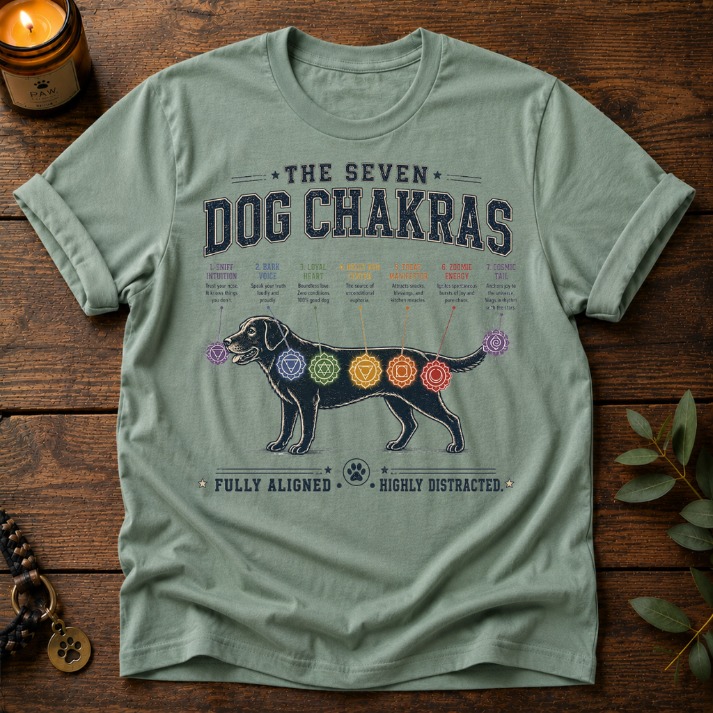 Seven Dog Chakras T-Shirt