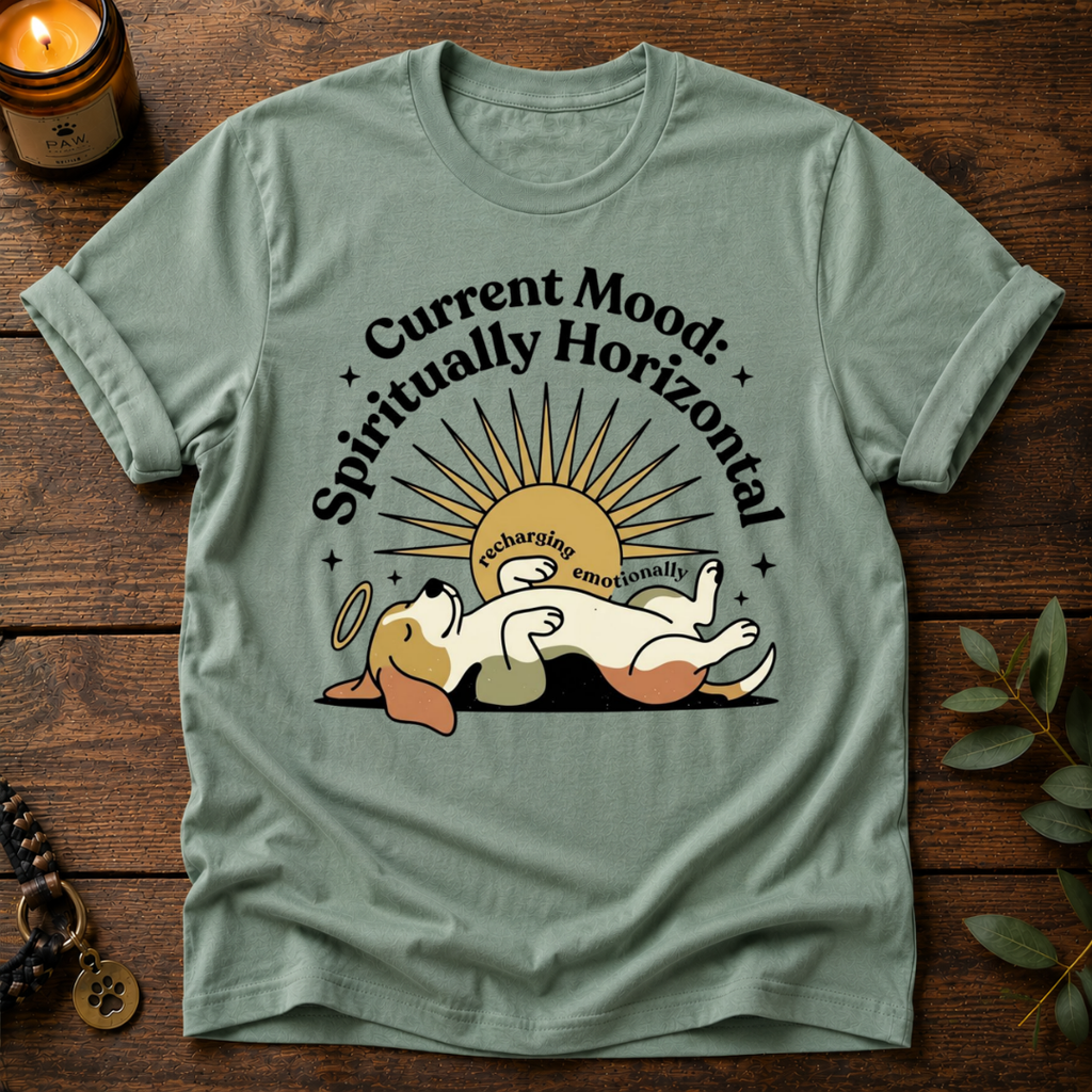 Mood Spiritually Horizontal T-Shirt