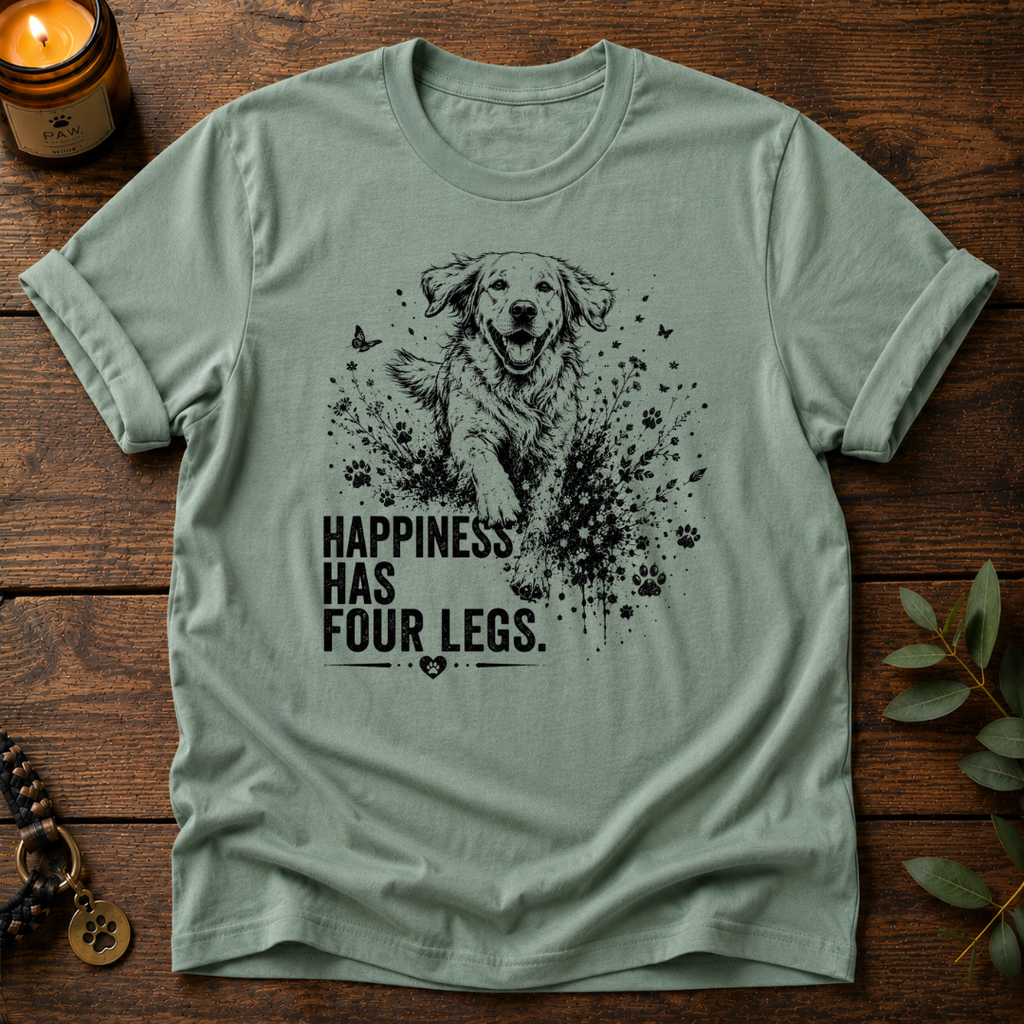 Happiness Has Four Legs T-Shirt