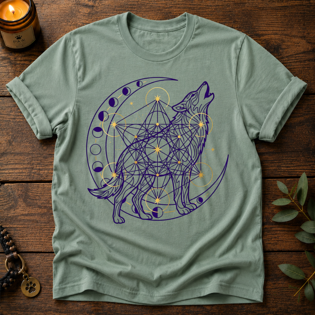 Wolf Howling Moon T-Shirt
