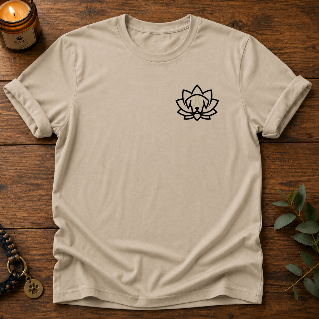 Lotus Dog Head T-Shirt