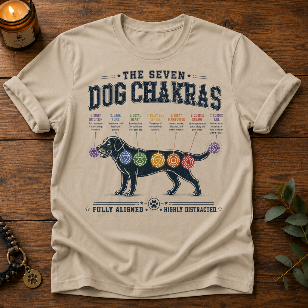 Seven Dog Chakras T-Shirt