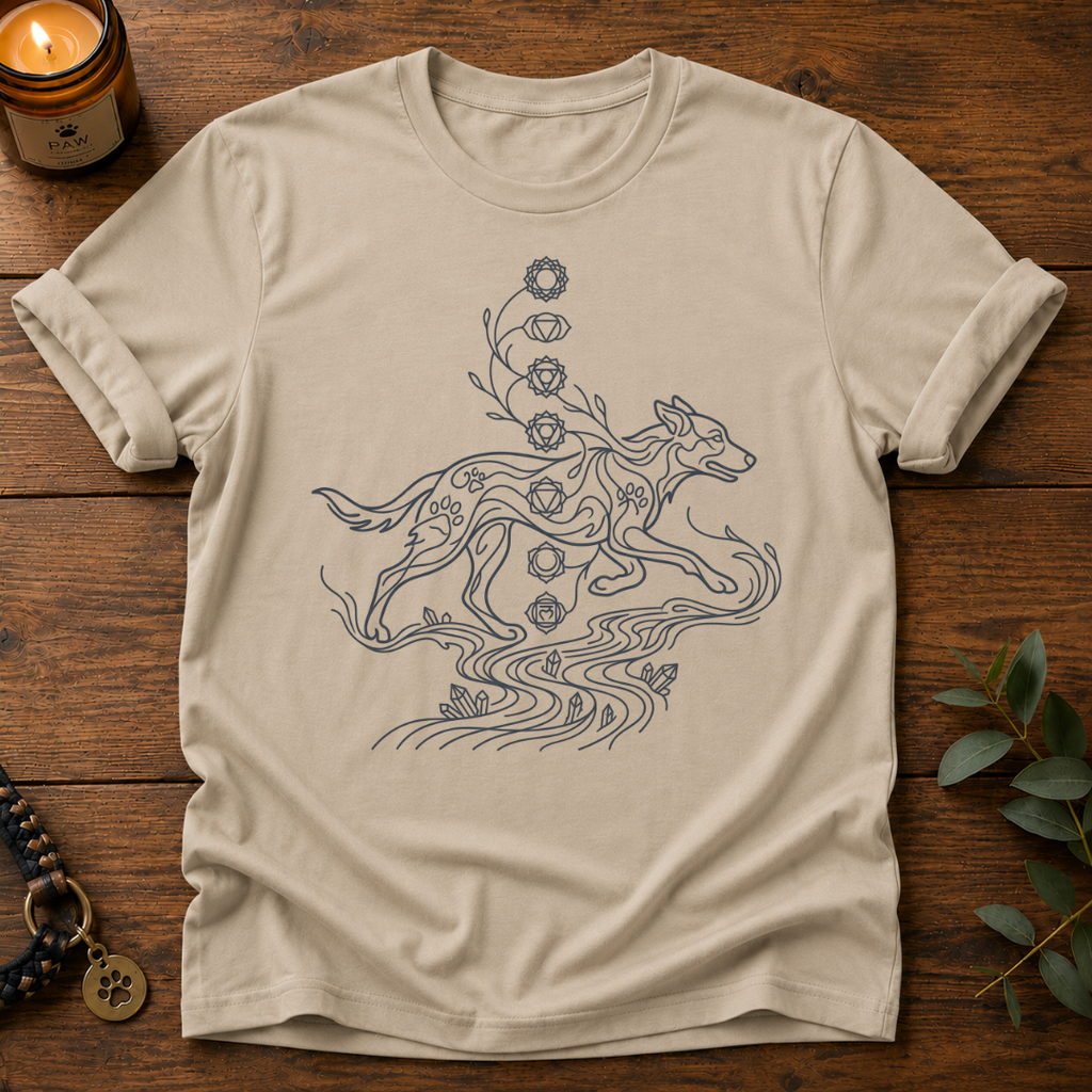 Chakra Wolf Japanese T-Shirt