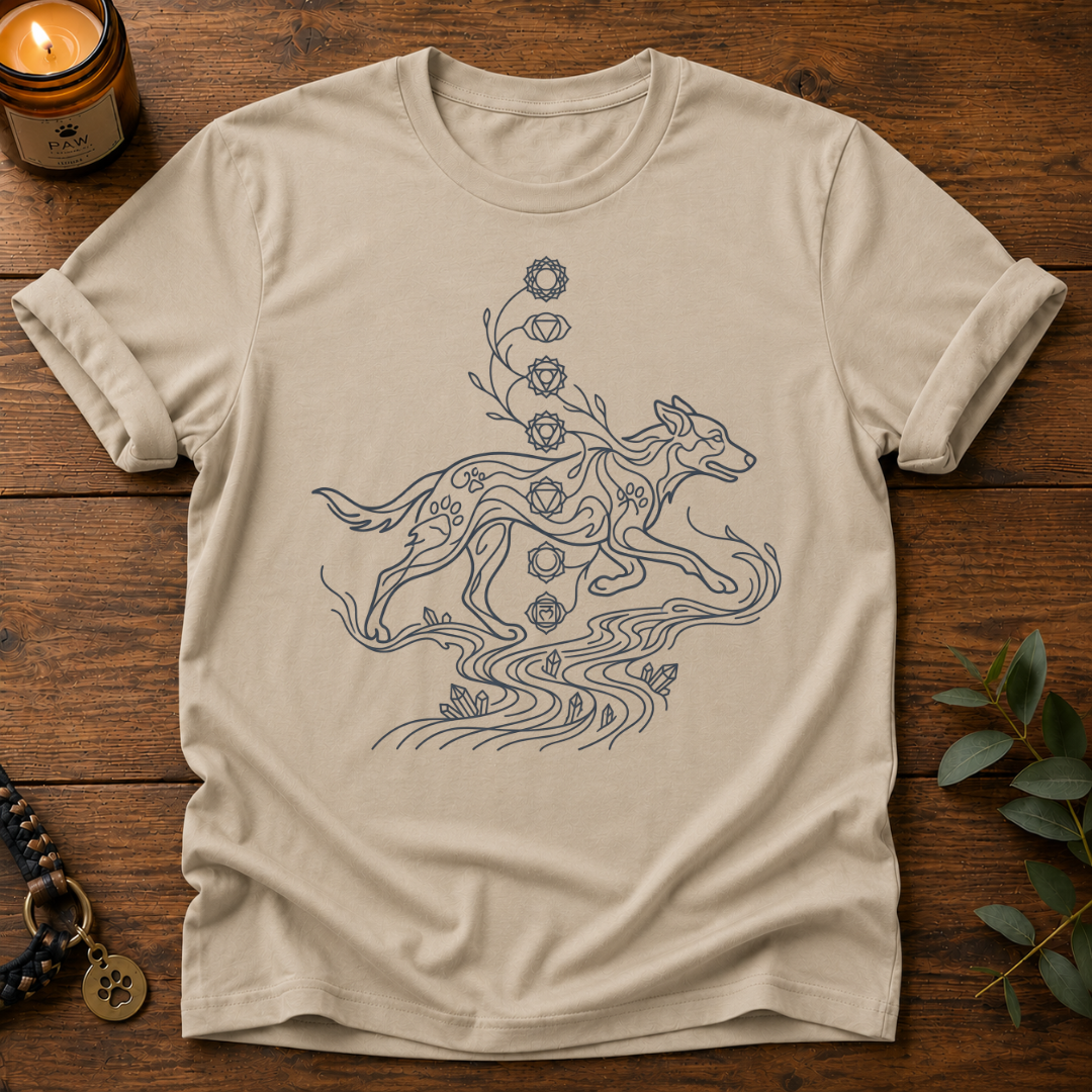 Chakra Wolf Japanese T-Shirt