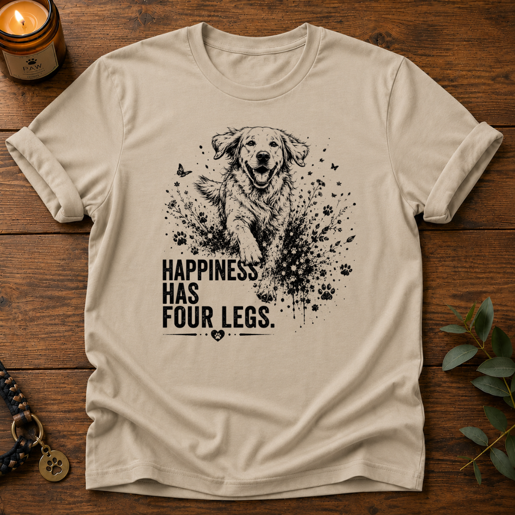 Happiness Has Four Legs T-Shirt