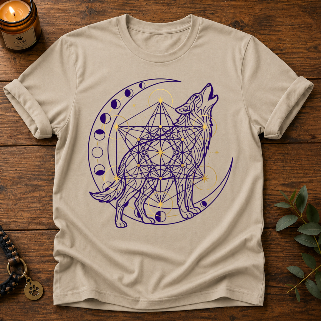 Wolf Howling Moon T-Shirt