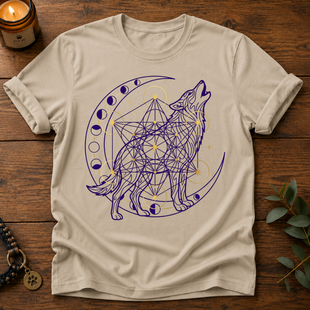 Wolf Howling Moon T-Shirt