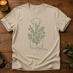 Flowers Dog Back T-Shirt