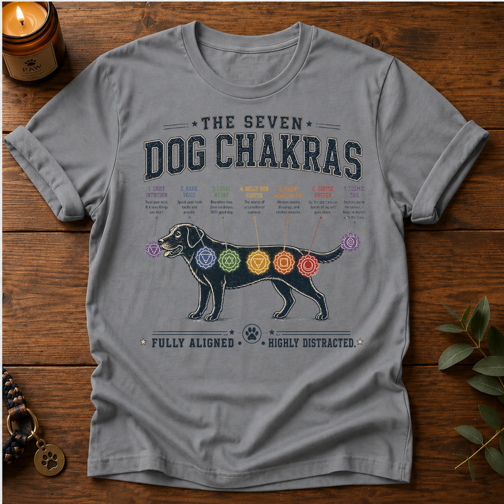 Seven Dog Chakras T-Shirt