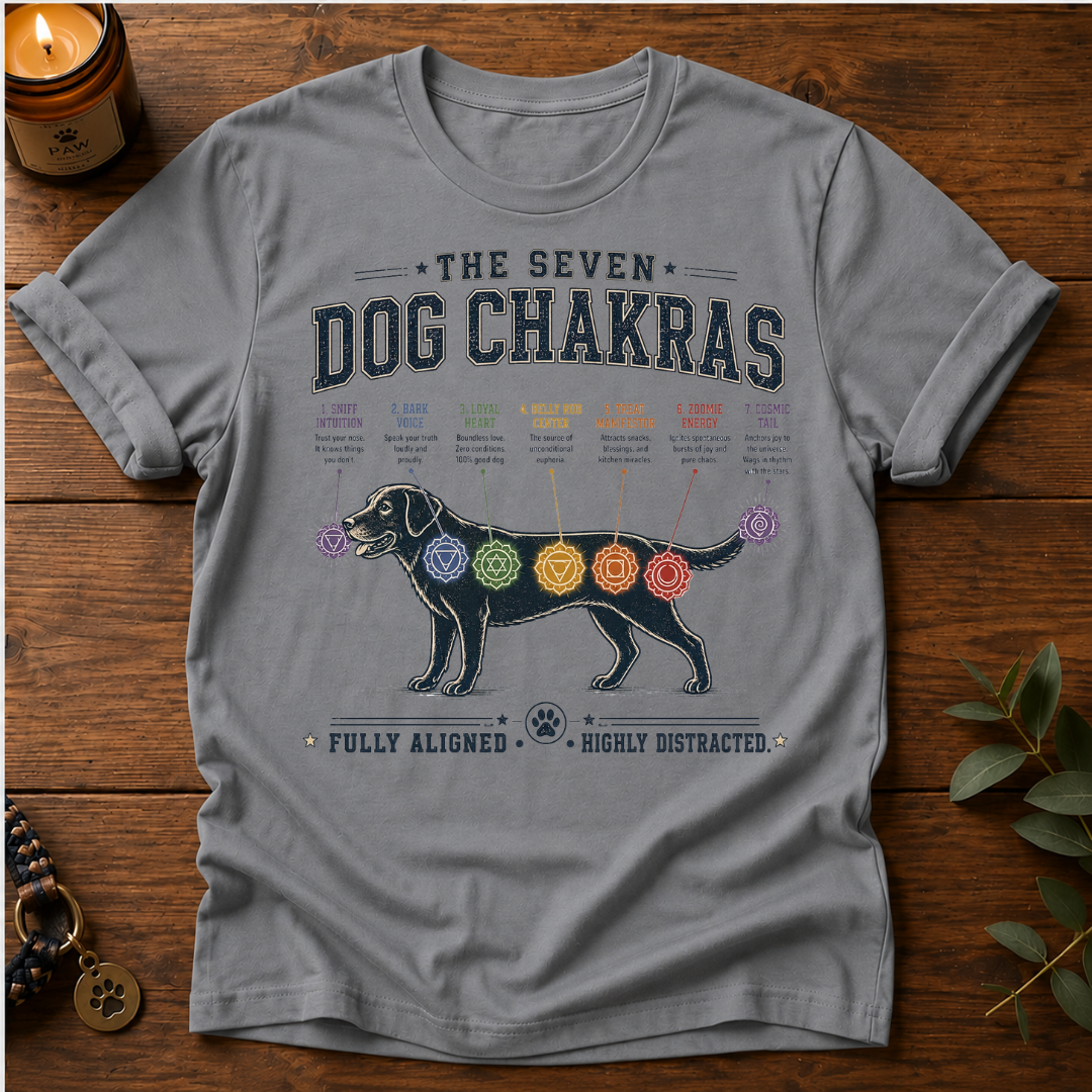 Seven Dog Chakras T-Shirt
