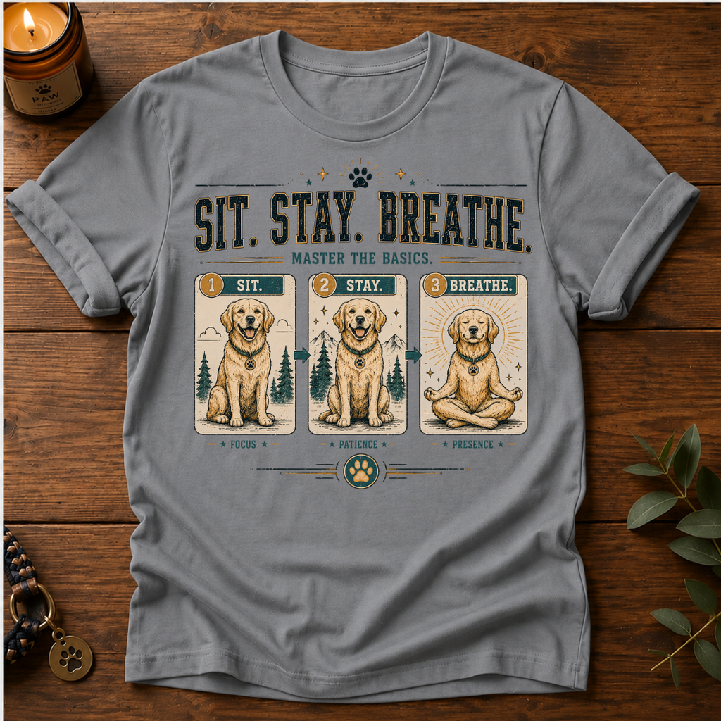 Sit Stay Breathe T-Shirt
