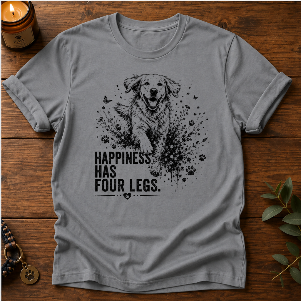 Happiness Has Four Legs T-Shirt