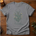 Flowers Dog Back T-Shirt