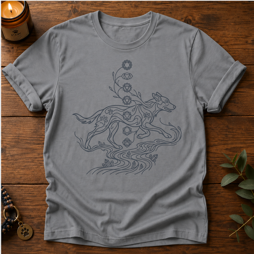 Chakra Wolf Japanese T-Shirt