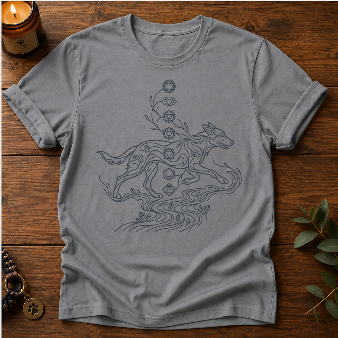 Chakra Wolf Japanese T-Shirt
