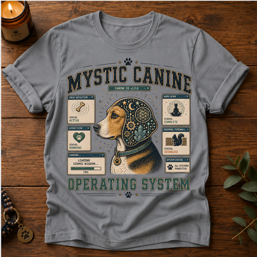 Mystic Canine Operating System T-Shirt