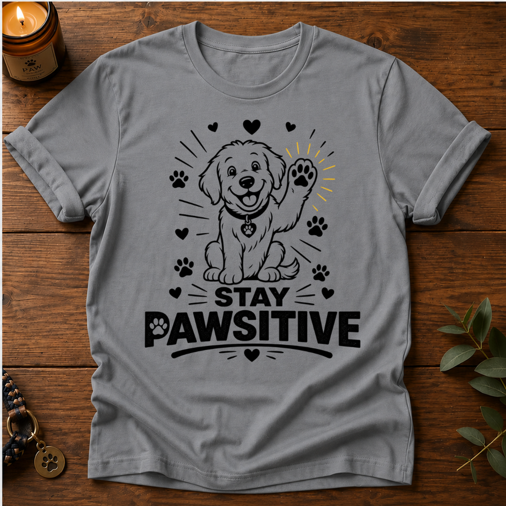 Stay Pawsitive T-Shirt
