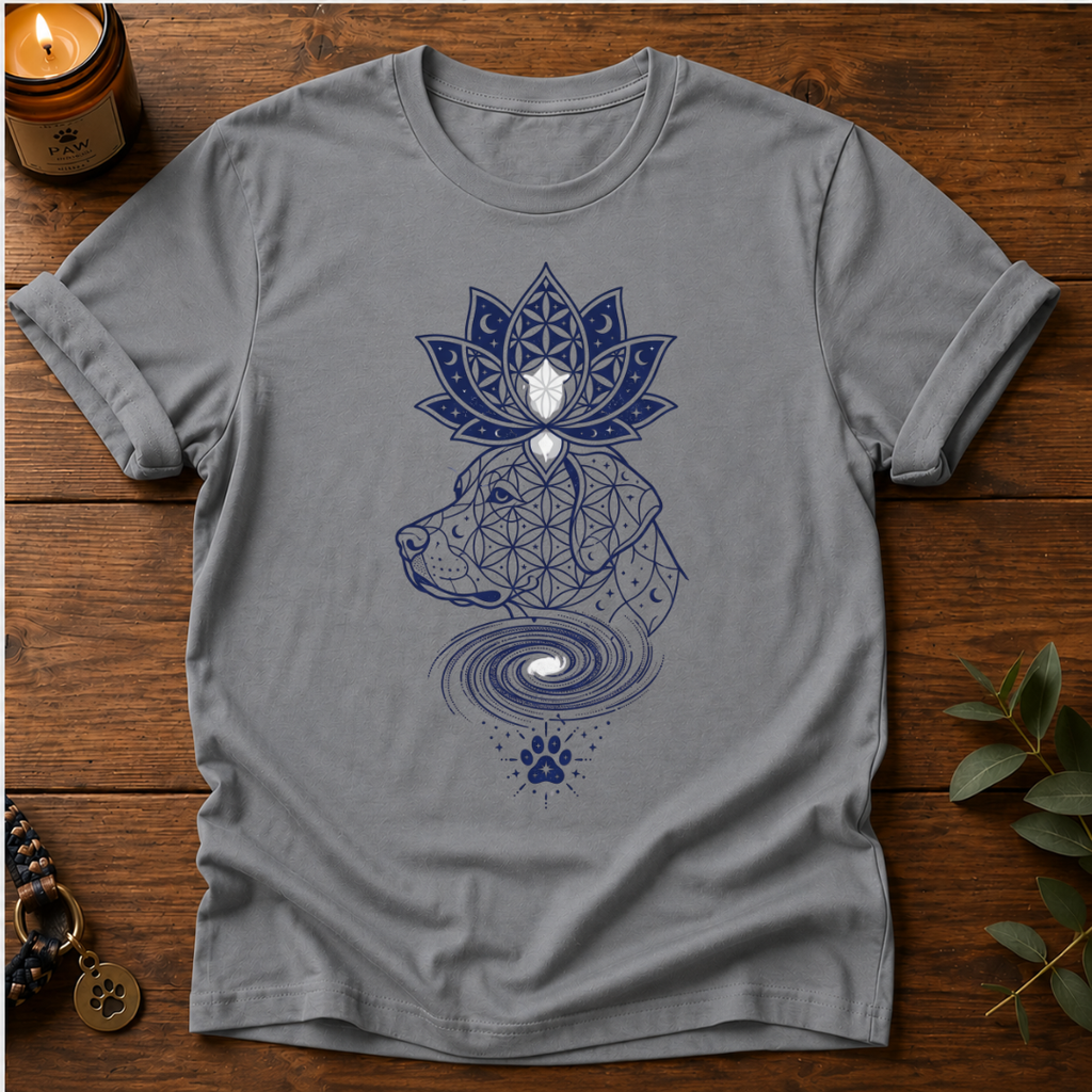 Lotus Dog Galaxy T-Shirt