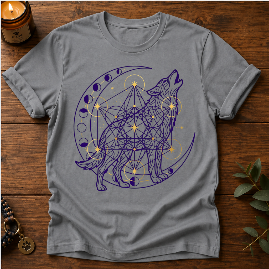 Wolf Howling Moon T-Shirt