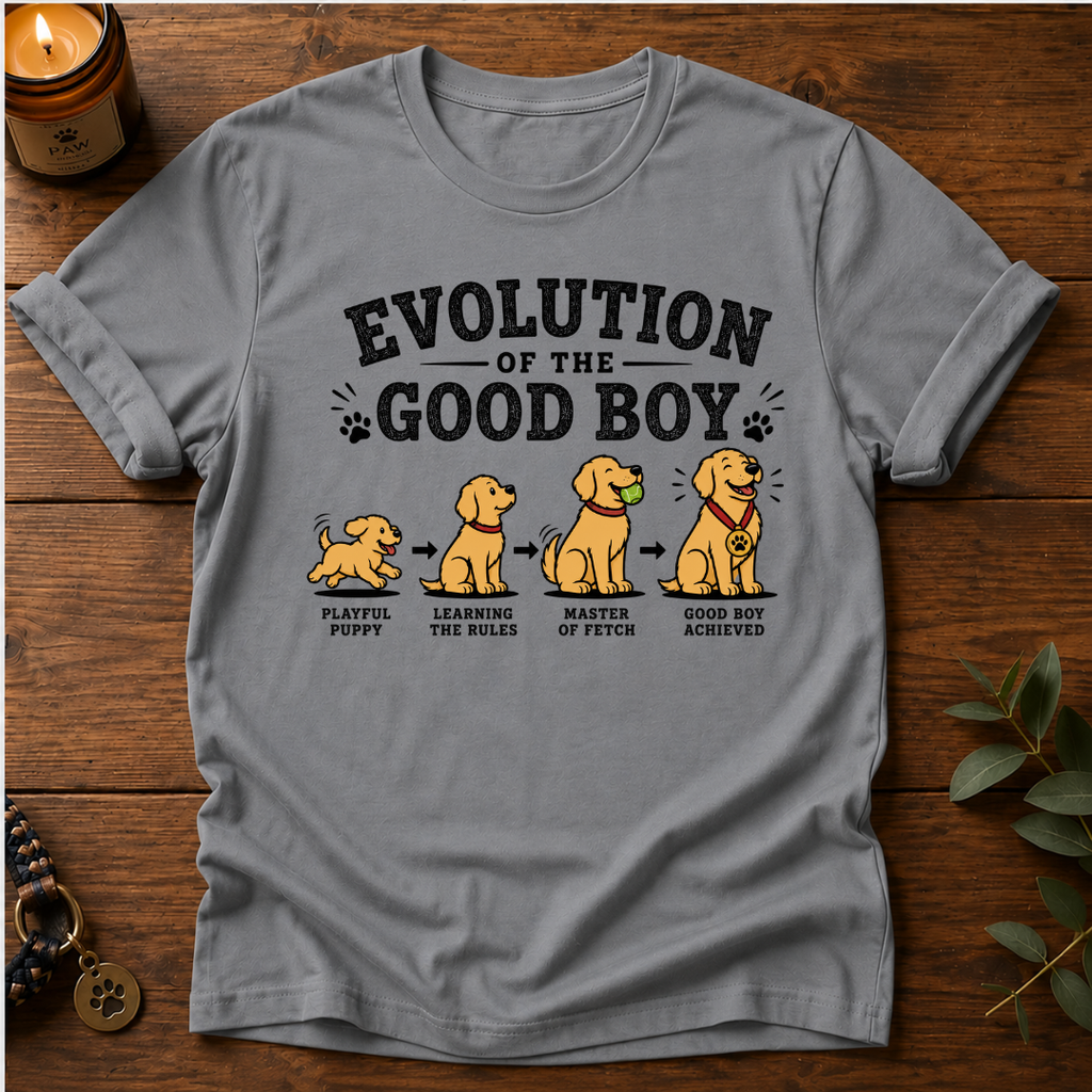 Evolution Of The Good Boy T-Shirt