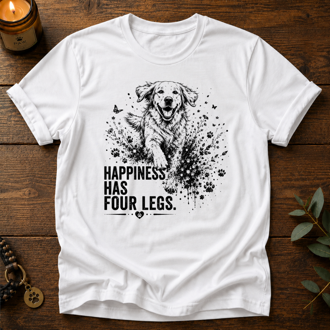 Happiness Has Four Legs T-Shirt