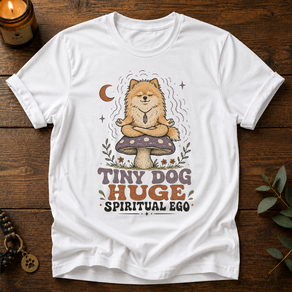 Tiny Dog Huge Spiritual Ego T-Shirt