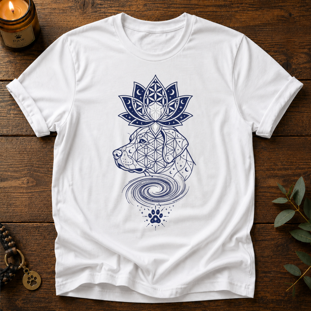 Lotus Dog Galaxy T-Shirt