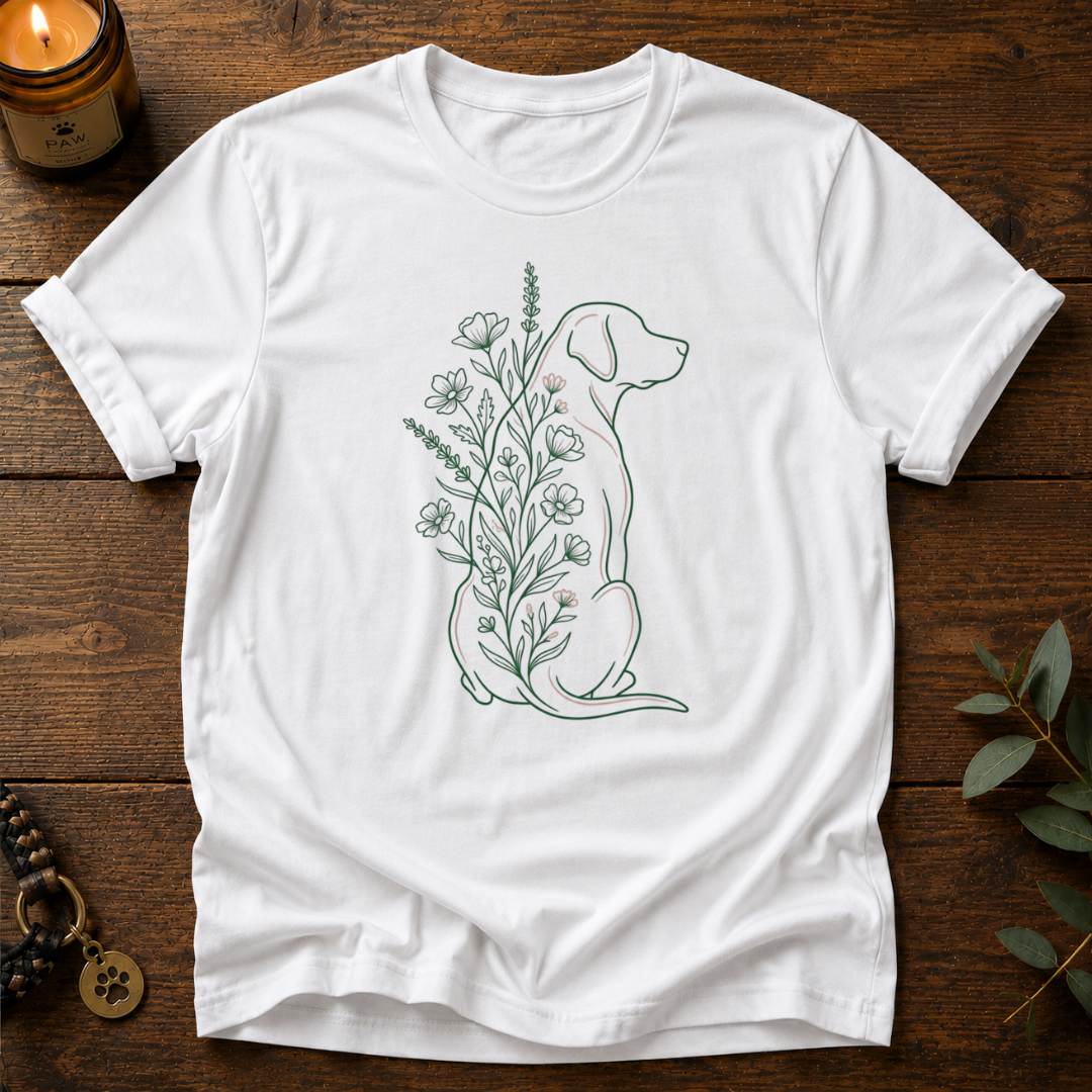 Dog Flowers T-Shirt