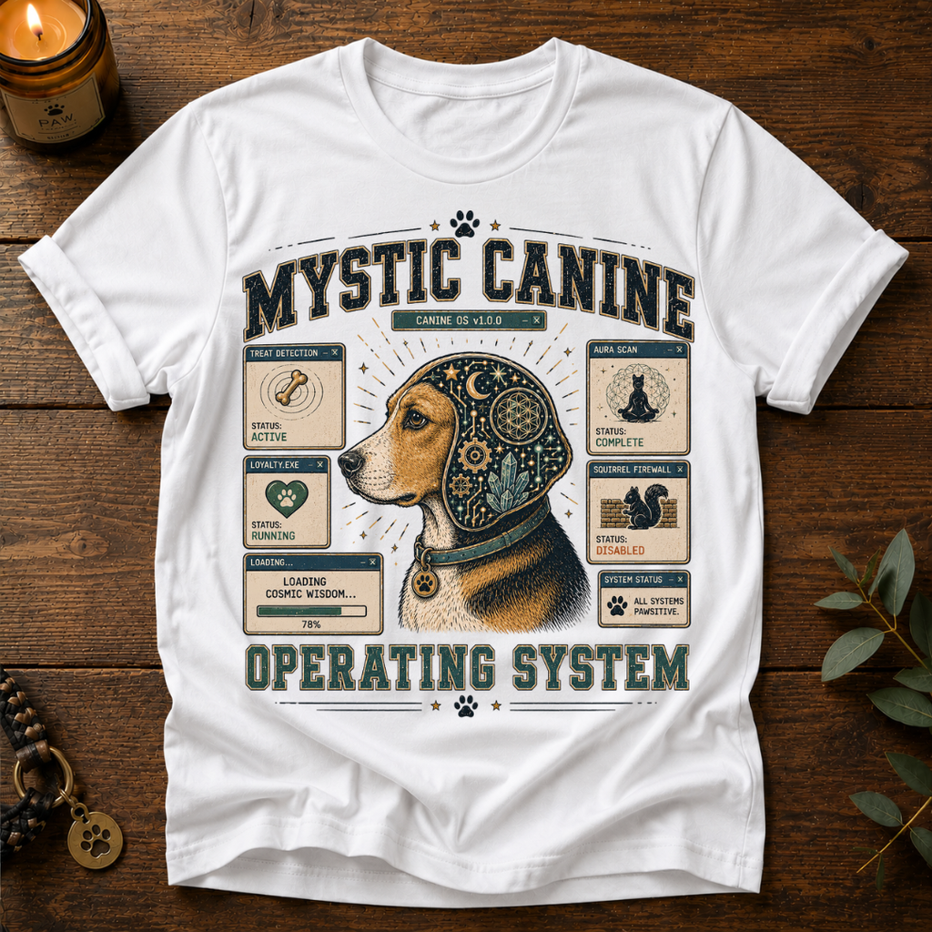Mystic Canine Operating System T-Shirt